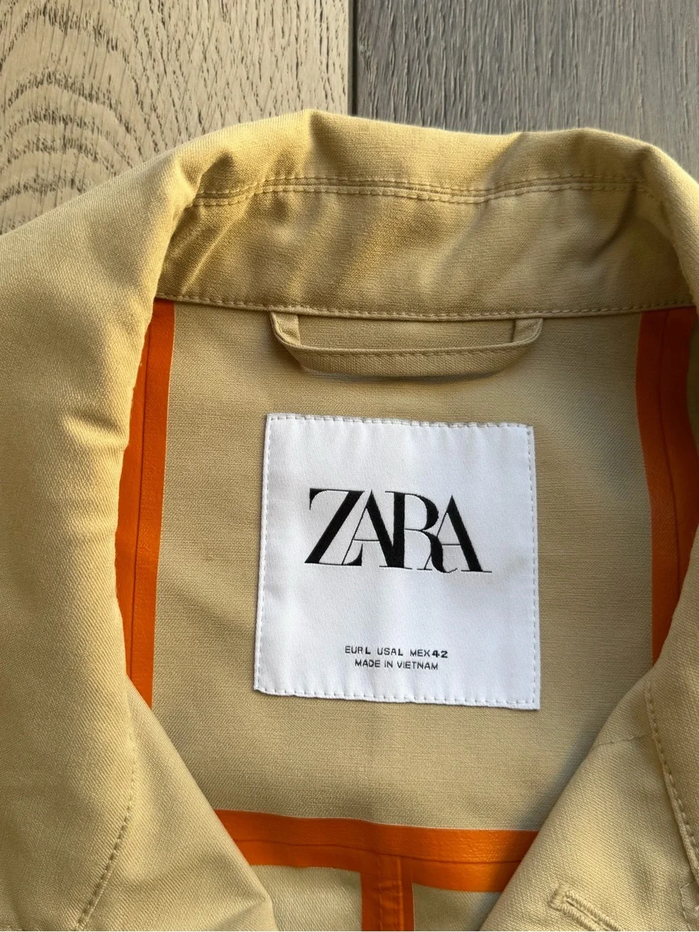 Zara tailored tan